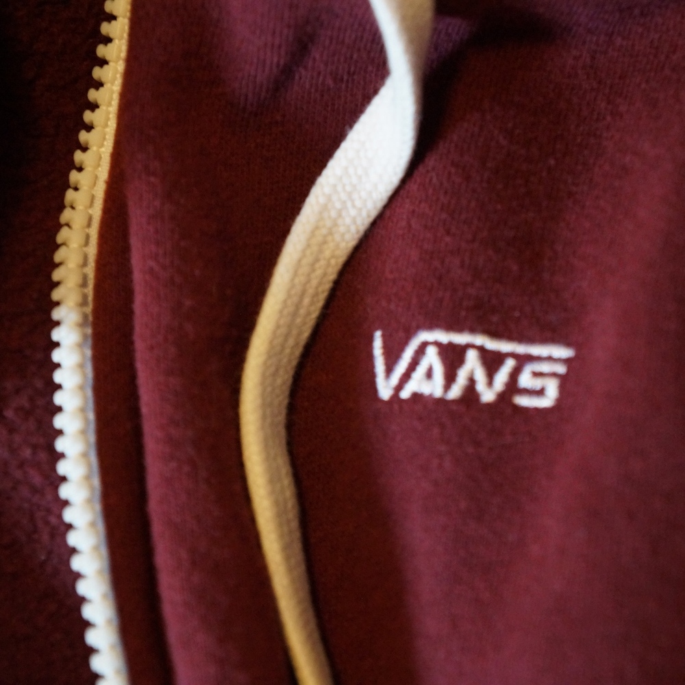Vans Burgundy Hoodie Zip-up